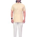 Short Kurta for Men in Vibrant Colors – Casual & Ethnic Wear