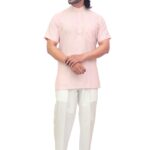 Short Kurta for Men in Vibrant Colors – Casual & Ethnic Wear