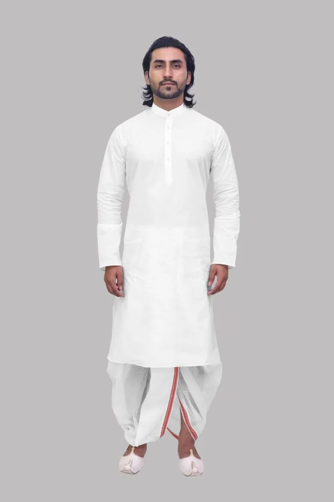 Men's Cambric Cotton Kurta - Patwa & Company
