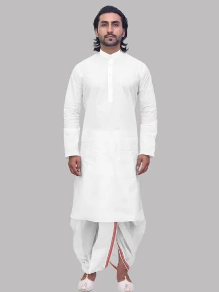 Men's Cambric Cotton Kurta - Patwa & Company