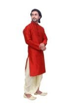Men's Silk Kurta — Festive Wear - view 3