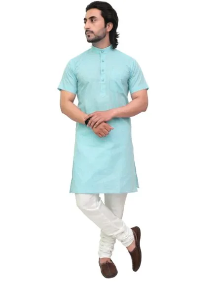 Men's Coloured Modi Kurta - Patwa & Company