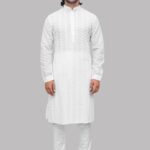 Cotton Chikankari Kurta for Men - Elegant & Comfortable Ethnic Wear