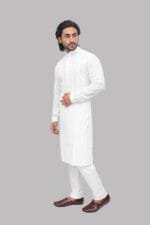 Men's Cotton Chikankari Kurta - view 4
