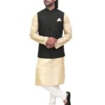 Men’s Black Nehru Jacket – Elegant Ethnic Waistcoat
