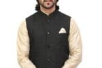 Men's Black Nehru Jacket — Ethnic Waistcoat - view 5