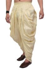 Silk Pre-Stitched Dhoti for Men - view 2