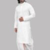 Side view of men’s cambric kurta – stylish ethnic look by Patwa