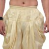 Close-up of waistband and silk pleats in Patwa dhoti pant