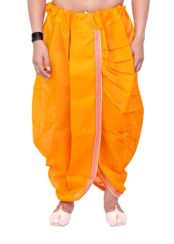 Men’s spiritual clothing set – dhoti and dupatta by Patwa, Jaipur