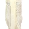 Back side view of traditional silk dhoti – classic wrap design for men