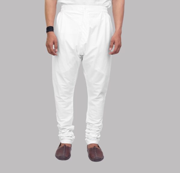 Front view of Patwa men’s cotton churidar pyjama – traditional slim-fit bottomwear