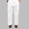 Front view of men’s loose bottom Saada pyjama with pockets – Patwa collection