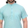 Modi-style kurta in cotton styled on model – designed by Patwa & Co.