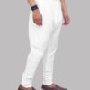 Side angle of churidar pyjama with ankle gathers – breathable cotton