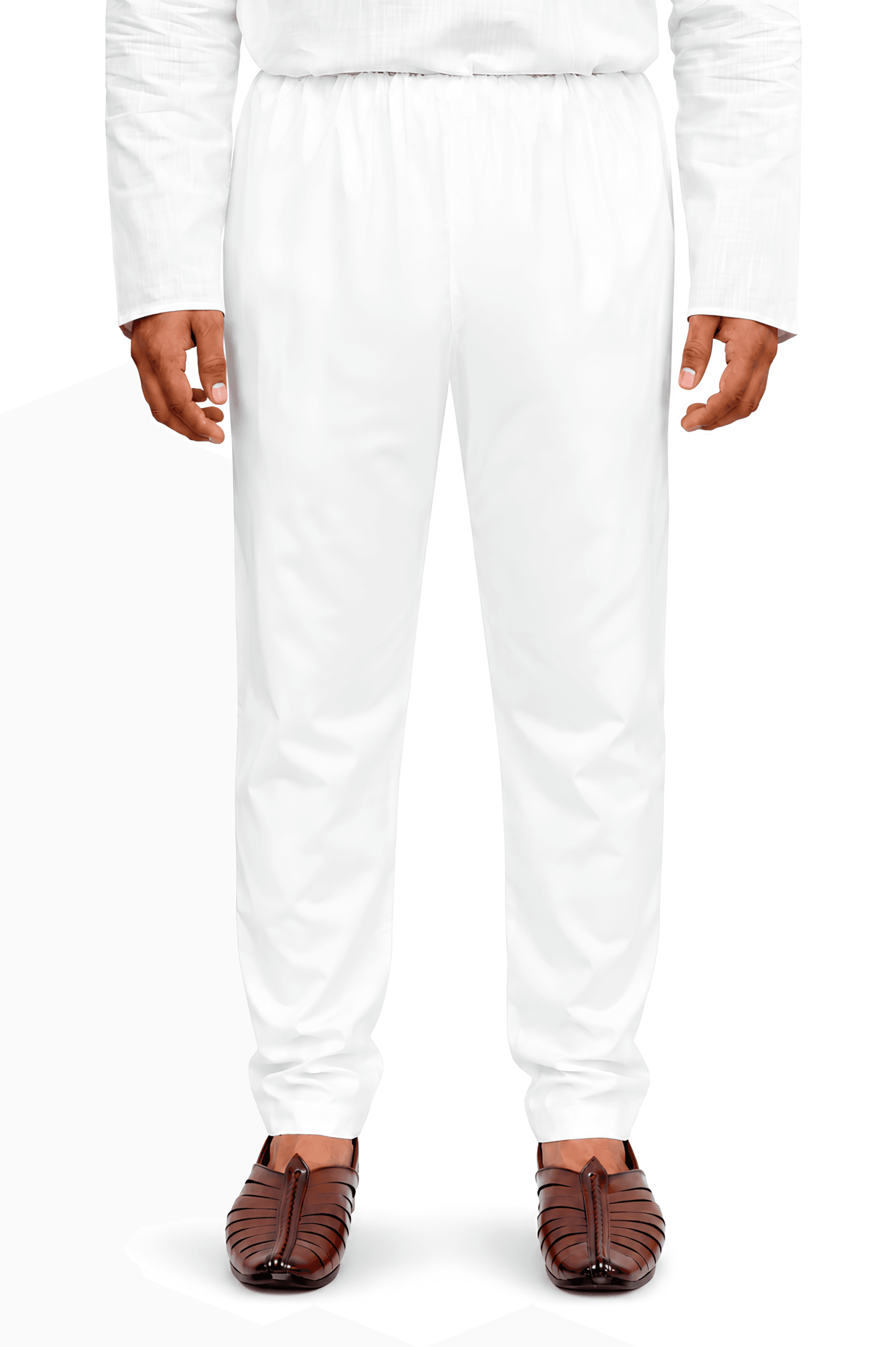 Aligad_front Men's Aligari Cotton Pyjama with Nada - Image 1