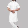 Front view of Modi Kurta for men in cotton by Patwa Jaipur