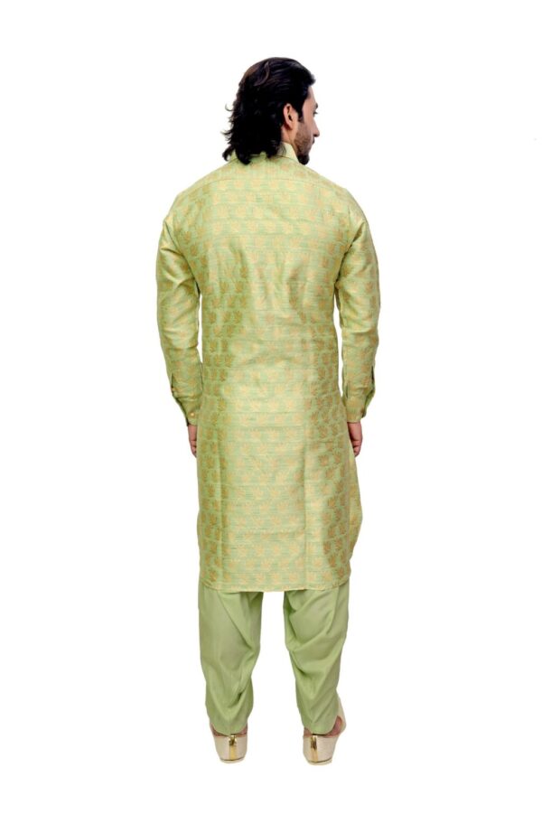 Men’s Silk Pathani Suit with Salwar – Festive Wear by Patwa & Co