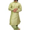 Men’s Silk Pathani Suit with Salwar – Festive Wear by Patwa & Co