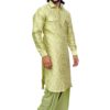 Men’s Silk Pathani Suit with Salwar – Festive Wear by Patwa & Co