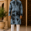 Shibori Sequin Mirror Work Kurta Pyjama Set - Patwa & Company