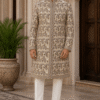 All-Over Work Embroidered Sherwani - Patwa & Company