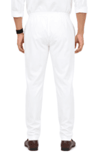 Men’s Cotton Pant Style Pyjama — Half Elastic, Button & Zip with Pockets - view 4