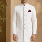 Men's White Jodhpuri Bandhgala Suit