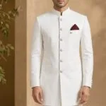Men's White Jodhpuri Bandhgala Suit - Patwa & Company