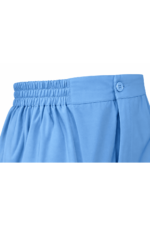 Men's Blue Parcha Silk Kurta Pyjama Set - Image 4