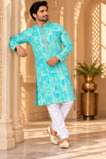Men's Mirror Work Kurta - Image 2